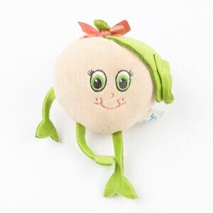 Whiffer Sniffers Georgia Peach Super Sniffer Plush Peach Character Toy, No Scent
